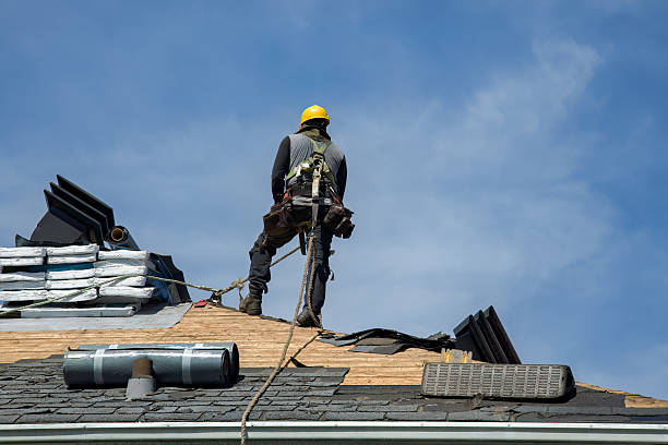 Professional Roof Installation technician working in Jamestown, NY